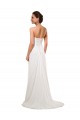Soft Chiffon Sweetheart Sheath Ivory Wedding Gowns Manchester