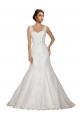 Lace V-Neck Mermaid Ivory Wedding Dress Manchester