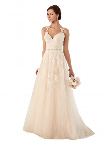 Tulle & Lace Sweetheart A-Line Ivory Wedding Dress Manchester