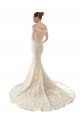 Tulle & Lace Off the Shoulder Mermaid Ivory & Champagne Wedding Dress Manchester