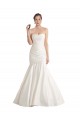 Satin Strapless Low Back Mermaid Ivory Beach Wedding Dress Manchester