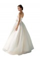 Soft Chiffon Strapless A-Line Ivory Wedding Dress Manchester