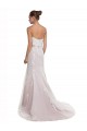Tulle & Lace Strapless Mermaid Ivory & Pink Beach Wedding Dress Manchester
