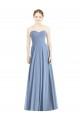 Soft Chiffon Sweetheart A-Line Dusty Blue Evening Dress / Bridesmaid Dress Manchester