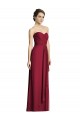 Soft Chiffon Sweetheart A-Line Burgundy Formal Dress / Bridesmaid Dress Manchester