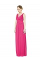 Soft Chiffon V-Neck V-Back A-Line Azalea Bridesmaid Dress Manchester