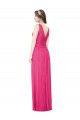 Soft Chiffon V-Neck V-Back A-Line Azalea Bridesmaid Dress Manchester