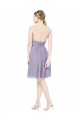 Soft Chiffon Sweetheart A-Line Burgundy Bridesmaid Dress Manchester
