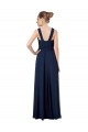Chiffon Sweetheart V-Back A-Line Dark Navy Bridesmaid Dress Manchester