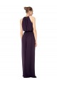 Chiffon Halter Neck A-Line Pink Bridesmaid Dress Manchester
