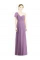 Soft Chiffon Sweetheart Open Back A-Line Dark Lavender Formal Dress / Bridesmaid Dress Manchester