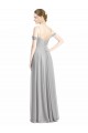 Lxue Chiffon Sweetheart Low Back A-Line Silver Bridesmaid Dress Manchester
