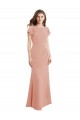 Soft Chiffon High Neck Low Back Mermaid Bliss Pink Prom Dress / Bridesmaid Dress Manchester