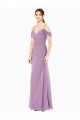 Soft Chiffon High Neck Sheath Bridesmaid Dress / Formal Dress Manchester