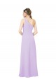 Soft Chiffon One Shoulder Sheath Lilac Formal Evening Gown / Bridesmaid Dress Manchester