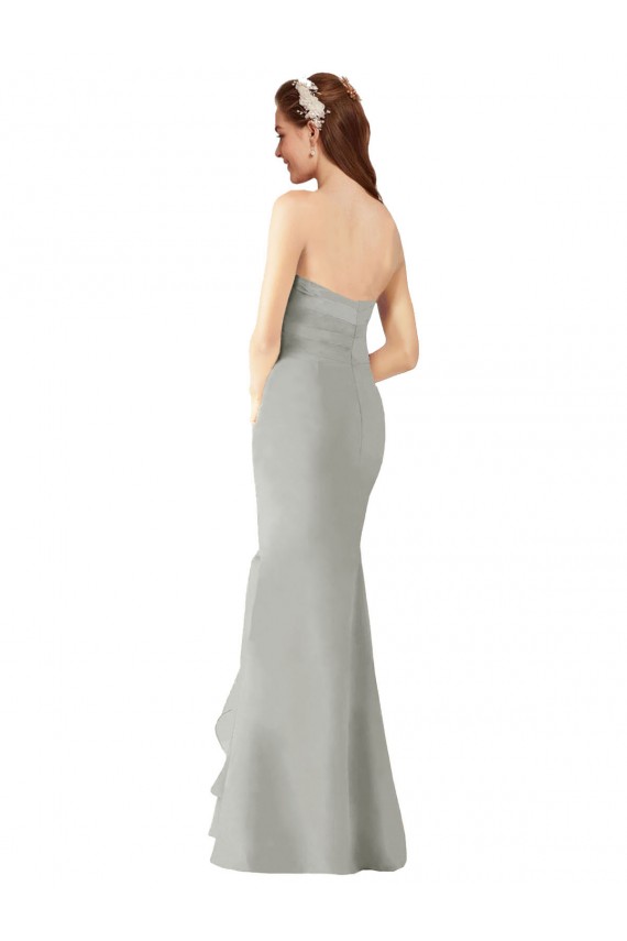 Soft Chiffon Sweetheart Sheath Dark Navy Bridesmaid Dress Manchester