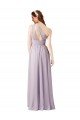 Chiffon One Shoulder A-Line Grape Bridesmaid Dress Manchester