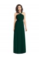 Soft Chiffon Halter Neck A-Line Ever Green Bridesmaid Dress Manchester