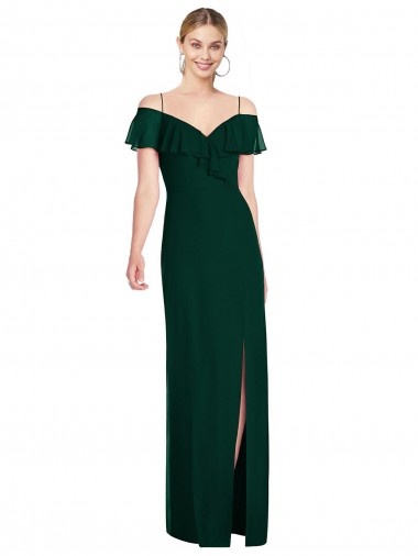 Soft Chiffon Sweetheart Trumpet Ever Green Semi Formal Evening Dress / Bridesmaid Dress Manchester