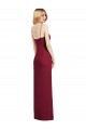 Soft Chiffon V-Neck Trumpet Coral Formal Dress / Bridesmaid Dress Manchester