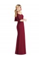 Soft Chiffon Halter Neck Mermaid Sage Semi Formal Evening Dress / Bridesmaid Dress Manchester