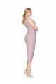 Soft Chiffon High Neck V-Back Mermaid Primrose High Low Evening Gown / Prom Dress / Bridesmaid Dress Manchester