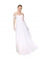 Soft Chiffon High Neck A-Line White Formal Evening Gown / Prom Dress / Bridesmaid Dress Manchester