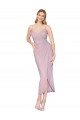 Soft Chiffon High Neck Knee Length Mermaid Primrose High Low Evening Gown / Prom Dress / Bridesmaid Dress Manchester