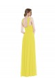 Soft Chiffon Sweetheart A-Line Yellow Semi Formal Evening Dress / Bridesmaid Dress Manchester