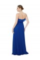 Soft Chiffon Strapless A-Line Royal Blue Bridesmaid Dress Manchester