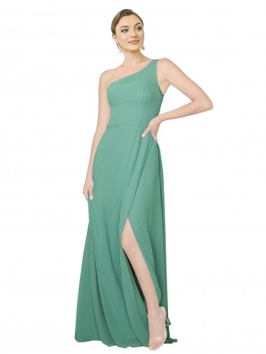 Soft Chiffon Strapless A-Line Icelandic Silver Bridesmaid Dress Manchester