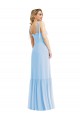 Soft Chiffon Sweetheart A-Line Light Sky Blue Semi Formal Evening Dress / Bridesmaid Dress Manchester