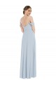 Soft Chiffon Off the Shoulder A-Line Sea Glass Semi Formal Evening Dress / Bridesmaid Dress Manchester