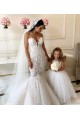 Tulle & Lace Bateau Neck Ball Gown Ivory Flower Girl Dress Manchester