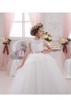 Tulle & Lace Sweetheart Ball Gown Ivory Flower Girl Dress Manchester