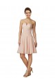 Soft Chiffon & Lace Sweetheart A-Line Pink Bridesmaid Dress Manchester