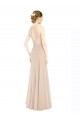 Soft Chiffon & Lace High Neck Keyhole Back A-Line Champagne Prom Dress / Bridesmaid Dress Manchester