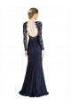 Lace Sweetheart Keyhole Back Mermaid Dark Navy Prom Dress / Bridesmaid Dress Manchester