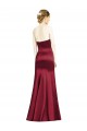 Satin Sweetheart Mermaid Burgundy Bridesmaid Dress Manchester
