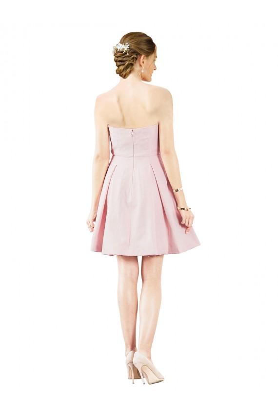 Satin Sweetheart A-Line Pink Evening Gown / Bridesmaid Dress Manchester