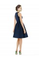Satin Halter Neck A-Line Dark Navy Bridesmaid Dress Manchester