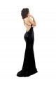 Sequin V-Neck Open Back Mermaid Black Black Tie Evening Gown / Prom Dress / Bridesmaid Dress Manchester