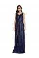 Sequin V-Neck V-Back Sheath Dark Navy Formal Evening Gown / Prom Dress / Bridesmaid Dress Manchester