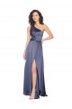 Silk like Satin One Shoulder A-Line Dusk Formal Evening Gown / Prom Dress / Bridesmaid Dress Manchester