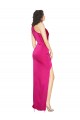 Silk like Satin One Shoulder Sheath Fuchsia Formal Evening Gown / Prom Dress / Bridesmaid Dress Manchester