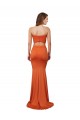 Spandex Strapless Mermaid Orange Formal Evening Gown / Prom Dress / Bridesmaid Dress Manchester