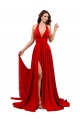 Spandex Halter Neck Open Back A-Line Red Formal Evening Gown / Prom Dress / Bridesmaid Dress Manchester