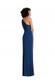 Spandex One Shoulder Sheath Royal Blue Semi Formal Evening Dress / Prom Dress / Bridesmaid Dress Manchester