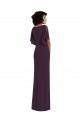 Spandex V-Neck Sheath Grape Formal Evening Gown / Prom Dress / Bridesmaid Dress Manchester