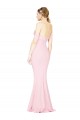 Stretch Crepe Strapless Low Back A-Line Pink Formal Evening Gown / Prom Dress / Bridesmaid Dress Manchester